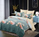 Lenjerie de pat bumbac finet – 6 piese, Model 13826 - imagine 2