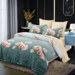 Lenjerie de pat bumbac finet – 6 piese, Model 13826 - imagine 2