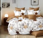 Lenjerie de pat bumbac finet – 6 piese, Model 14034 - imagine 2