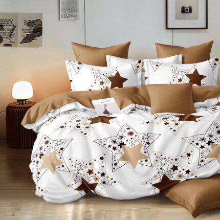 Lenjerie de pat bumbac finet – 6 piese, Model 14034 - imagine 2