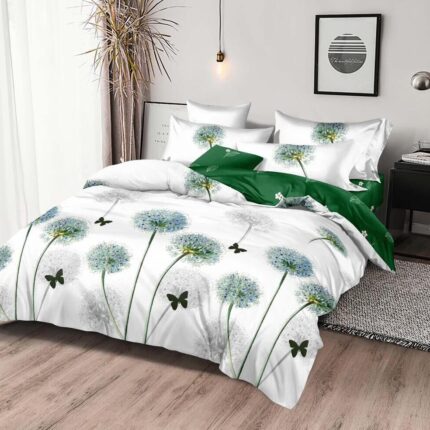 Lenjerie de pat bumbac finet – 6 piese, Model 14037 - imagine 2