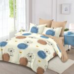 Lenjerie de pat bumbac finet – 6 piese, Model 14414