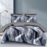 Lenjerie de pat bumbac finet – 6 piese, Model 14473 - imagine 2