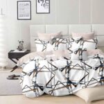 Lenjerie de pat bumbac finet – 6 piese, Model 14474 - imagine 2