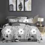 Lenjerie de pat bumbac finet – 6 piese, Model 14475 - imagine 2
