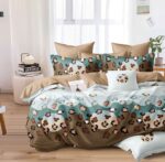Lenjerie de pat bumbac finet – 6 piese, Model 14476 - imagine 2