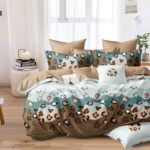Lenjerie de pat bumbac finet – 6 piese, Model 14476 - imagine 2