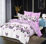 Lenjerie de pat bumbac finet – 6 piese, Model 14805 - imagine 2