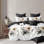 Lenjerie de pat bumbac finet – 6 piese, Model 14997 - imagine 2