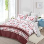 Lenjerie de pat bumbac finet – 6 piese, Model 16039