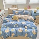 Lenjerie de pat bumbac finet – 6 piese, Model 16069 - imagine 2