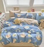 Lenjerie de pat bumbac finet – 6 piese, Model 16069 - imagine 2