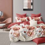 Lenjerie de pat bumbac finet – 6 piese, Model 16229 - imagine 2