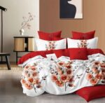 Lenjerie de pat bumbac finet – 6 piese, Model 16230 - imagine 2