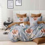 Lenjerie de pat bumbac finet – 6 piese, Model 16231 - imagine 2