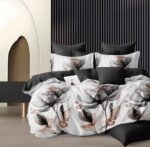 Lenjerie de pat bumbac finet – 6 piese, Model 16236 - imagine 2
