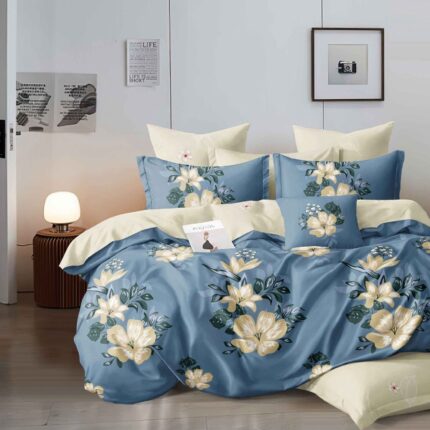 Lenjerie de pat bumbac finet – 6 piese, Model 16238 - imagine 2