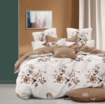 Lenjerie de pat bumbac finet – 6 piese, Model 16239 - imagine 2