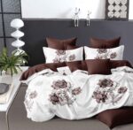 Lenjerie de pat bumbac finet – 6 piese, Model 16241 - imagine 2