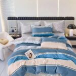 Lenjerie de pat bumbac finet – 6 piese, Model 16271 - imagine 2