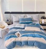 Lenjerie de pat bumbac finet – 6 piese, Model 16271 - imagine 2