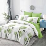 Lenjerie de pat bumbac finet – 6 piese, Model 16304 - imagine 2