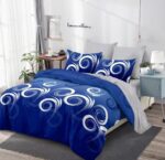 Lenjerie de pat bumbac finet – 6 piese, Model 16306 - imagine 2