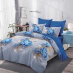 Lenjerie de pat bumbac finet – 6 piese, Model 16308 - imagine 2
