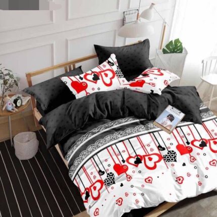 Lenjerie de pat bumbac finet – 6 piese, Model 5859