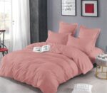 Lenjerie de pat bumbac finet creponat – 6 piese, Model 5063 - imagine 2