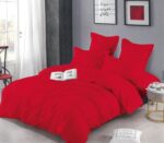 Lenjerie de pat bumbac finet creponat – 6 piese, Model 5072 - imagine 2