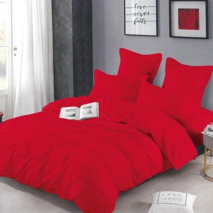 Lenjerie de pat bumbac finet creponat – 6 piese, Model 5072 - imagine 2