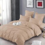 Lenjerie de pat bumbac finet creponat – 6 piese, Model 5073 - imagine 2