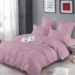 Lenjerie de pat bumbac finet creponat – 6 piese, Model 5075 - imagine 2
