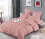 Lenjerie de pat bumbac finet creponat – 6 piese, Model 5941 - imagine 2