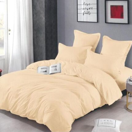 Lenjerie de pat bumbac finet creponat – 6 piese, Model 5942 - imagine 2