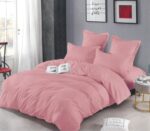 Lenjerie de pat bumbac finet creponat – 6 piese, Model 5944 - imagine 2