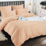 Lenjerie de pat bumbac finet creponat Premium – 6 piese, Model 13285