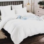 Lenjerie de pat bumbac finet creponat Premium – 6 piese, Model 13288