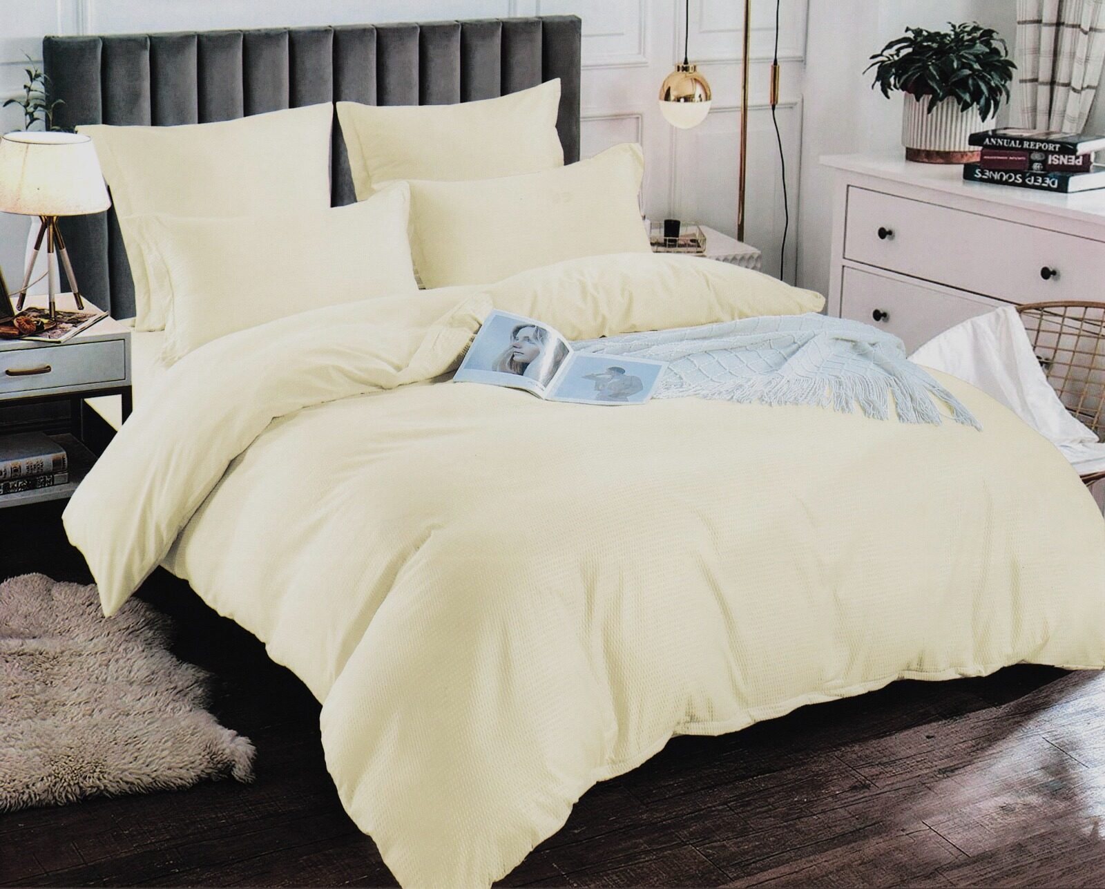 Lenjerie de pat bumbac finet creponat Premium – 6 piese, Model 13293 Lenjerie de pat bumbac finet creponat Premium – 6 piese, Model 13293