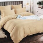 Lenjerie de pat bumbac finet creponat Premium – 6 piese, Model 13295