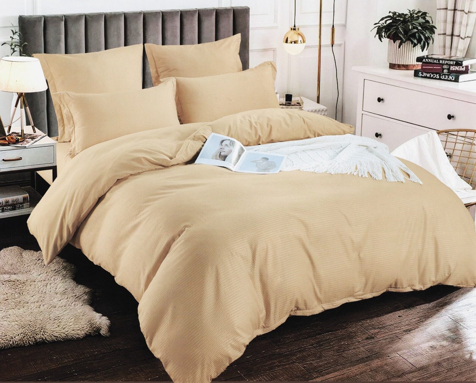 Lenjerie de pat bumbac finet creponat Premium – 6 piese, Model 13295 Lenjerie de pat bumbac finet creponat Premium – 6 piese, Model 13295
