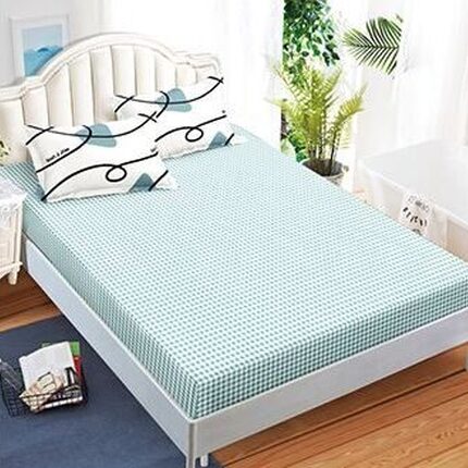 Lenjerie de pat bumbac finet cu elastic – 4 piese, Model 12937