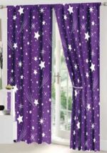 Lenjerie de pat bumbac finet cu elastic – 6 piese + 2 Draperii, Model 13913