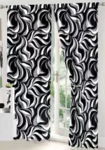 Lenjerie de pat bumbac finet cu elastic – 6 piese + 2 Draperii, Model 13921
