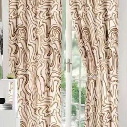 Lenjerie de pat bumbac finet cu elastic – 6 piese + 2 Draperii, Model 13923