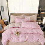 Lenjerie de pat bumbac finet cu elastic – 6 piese, Model 11445 - imagine 2