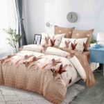 Lenjerie de pat bumbac finet cu elastic – 6 piese, Model 11502 - imagine 2