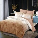 Lenjerie de pat bumbac finet cu elastic – 6 piese, Model 12500 - imagine 2
