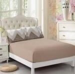 Lenjerie de pat bumbac finet cu elastic – 6 piese, Model 12916